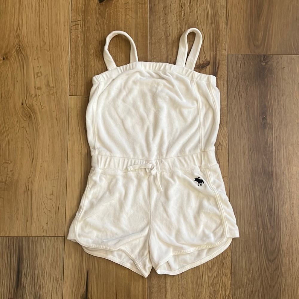 Girls 7/8 swim romper cover up-Abercrombie Kids